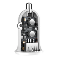automobiline krovikle - Automobilinis įkroviklis Baseus 12-24V 2xUSB 4.8A, 2 x USB, balta - 9 nuotrauka