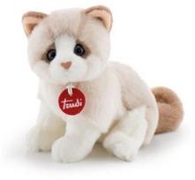 Pliušinis žaislas Trudi Cat Brad, baltas, 19 cm