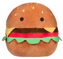 Pliušinis žaislas HappyJoe Squishmallow Burger, rudas/įvairių spalvų, 20 cm