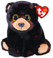 Pliušinis žaislas TY Beanie Babies Kodi Bear, rudas/juodas, 15 cm