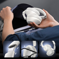 baseus ausines belaides - Baseus Bass 30 Max White (Baltos) - 2 nuotrauka