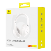 baseus ausines belaides - Baseus Bass 30 Max White (Baltos) - 9 nuotrauka