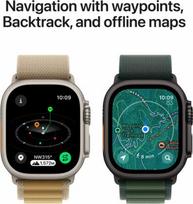 ultra apple watch - Apple Watch Ultra 2 GPS + Cellular 49mm Natural Titanium Case with Blue Trail Loop - S/M - 5 nuotrauka