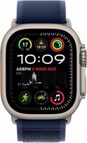 ultra apple watch - Apple Watch Ultra 2 GPS + Cellular 49mm Natural Titanium Case with Blue Trail Loop - S/M - 6 nuotrauka