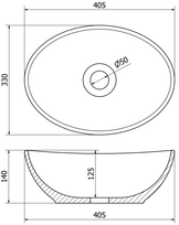 praustuvai 40 cm - Praustuvas Mexen Elza - 2 nuotrauka