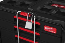 irankiu dezes milwaukee - Įrankių dėžė su 4 stalčiais Milwaukee Packout - 3 nuotrauka