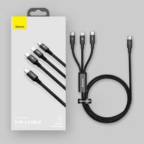 baseus 3in1 - Baseus Rapid 3in1 1.5m Žalias - 2 nuotrauka