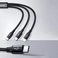 baseus 3in1 - Baseus Rapid 3in1 1.5m Žalias - 10 nuotrauka