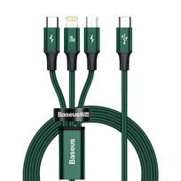 baseus 3in1 - Baseus Rapid 3in1 1.5m Žalias - 21 nuotrauka