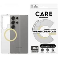 PanzerGlass "Flagship Urban Combat Chardonnay QI Case Galaxy S25 Ultra" Clear