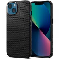senukai iphone - Spigen "Liquid Air Case iPhone 13" Matte Black - 9 nuotrauka
