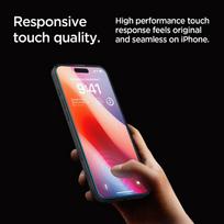 spigen iphone 16 pro max - Spigen "Glas.tR EZ Fit" Grūdintas stiklas Apple iPhone 16 Pro Max - Skaidrus (Clear) - 2 nuotrauka