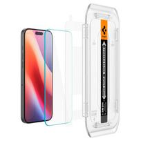 spigen iphone 16 pro max - Spigen "Glas.tR EZ Fit" Grūdintas stiklas Apple iPhone 16 Pro Max - Skaidrus (Clear) - 10 nuotrauka
