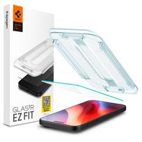 spigen iphone 16 pro max - Spigen "Glas.tR EZ Fit" Grūdintas stiklas Apple iPhone 16 Pro Max - Skaidrus (Clear) - 13 nuotrauka