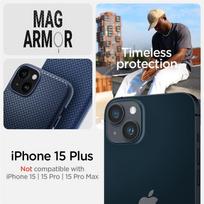 apple iphone 15 magsafe - Spigen "Mag Armor MagSafe Case for Apple iPhone 15 Plus" Mėlynas (Navy Blue) - 2 nuotrauka
