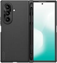 galaxy s - Nillkin "Super Frosted FOLD Pen Slot Back Cover for Samsung Galaxy Z Fold 7" Juodas (Black) - 1 nuotrauka