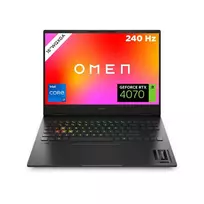 HP OMEN Transcend 16-u1077ng, i7-14700HX, 32 GB, 1 TB, 16", RTX 4070, Juodas (Black)