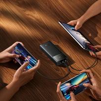 baseus 30000 - Baseus EnerFill FP41 30000mAh 22.5W Juodas (Black) - 2 nuotrauka