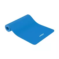 fitneso kilimelis - Gymnastic mat for yoga, pilates, fitness, 183x61cm, thickness 6mm, TPE material, blue, REBEL ACTIVE - 1 nuotrauka