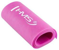 Pink TP01 Rožinis 0,7 x 120 x 1200 MM PILATES HMS TAPE