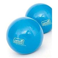gimnastikos kamuoly - SISSEL® Pilates svoriniai kamuoliukai, mėlyni, 900 g, 2 vnt - 1 nuotrauka