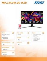 oled 32 monitoriai - MSI MPG 321CURX - 2 nuotrauka