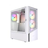 pc case atx mid tower case - Gembird Fornax 4300 ATX Midi Tower, balta (White) - 3 nuotrauka