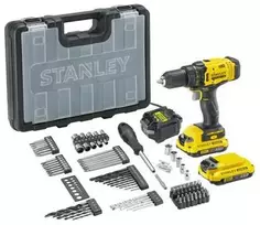 akumuliatorinis suktuvas - Stanley SFMCD700D2A-QW 20V gręžtuvas/suktuvas - 1 nuotrauka