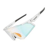dviratininko balai - Rockbros SP291 fotochrominiai UV400 dviračių akiniai, balti (White) - 2 nuotrauka