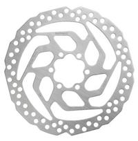 6 sp 180 - Stabdžių diskas Shimano SM-RT26 160 mm, metalas, sidabro (Silver) - 2 nuotrauka