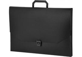College Standard Dokumentų dėklas A3/3cm, su rankena, Juodas (Black)
