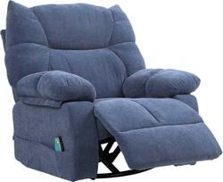 Fotelis HOMCOM Relax masažinis krėslas, mėlynas (Blue)