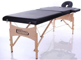 Restpro Sulankstomas masažo stalas Classic 2 (Juodas)