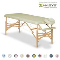 Sulankstomas masažo stalas HABYS Panda Vinyl Flex Ecru 210x70cm