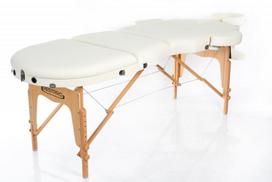 staliukas 20 cm - Sulankstomas masažo stalas Restpro Vip Oval 3 Cream - 1 nuotrauka