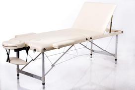 Masažo stalas RESTPRO ALU 3 Cream - sudedamas
