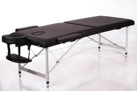masazo stalas - Masažo Stalas RESTPRO Alu 2 Black L dydis - sudedamas - 1 nuotrauka