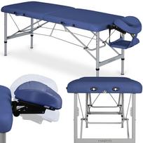 Sulankstomas masažo stalas AERO 70 cm VINYL FLEX K012, tamsiai mėlynas