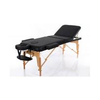 juodas sulankstomas staliukas - Sulankstomas masažo stalas Restpro Vip 3 Black - 1 nuotrauka