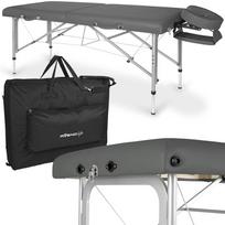 Masažo stalas ALTUS 71 cm SOFT TOUCH K622, pilkas   dėklas, lentynėlė