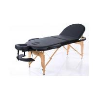 masazo stalas - Sulankstomas masažo stalas Restpro Classic Oval 3 Black - 1 nuotrauka