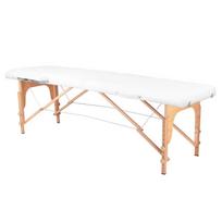 Sulankstomas masažo stalas Balance 2 Wood White