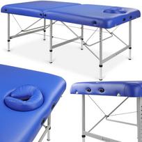 Dviejų segmentų sulankstomas masažo stalas STRUCTURAL Vinyl Flex K012, tamsiai mėlynas