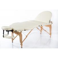 Sulankstomas masažo stalas 3 zonų RESTPRO CLASSIC OVAL Cream (kreminis)