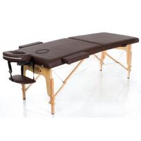 Sulankstomas masažo stalas 2 zonų RESTPRO CLASSIC Brown (tamsiai rudas)