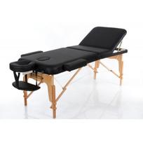 Sulankstomas masažo stalas 3 zonų RESTPRO VIP Black (juodas)