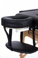 juodas sulankstomas staliukas - Sulankstomas masažo stalas Restpro Vip 2 Black - 2 nuotrauka