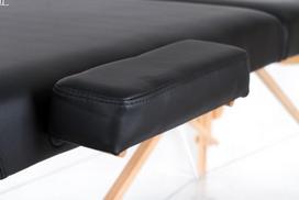 juodas sulankstomas staliukas - Sulankstomas masažo stalas Restpro Vip 2 Black - 5 nuotrauka