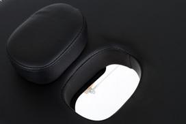 juodas sulankstomas staliukas - Sulankstomas masažo stalas Restpro Vip 2 Black - 6 nuotrauka