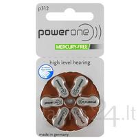 VARTA Power One 312 Baterijos Klausos Aparatams 6 vnt.